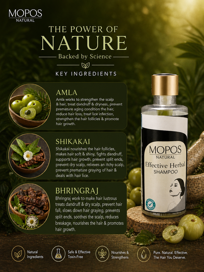 Herbal effective shampoo